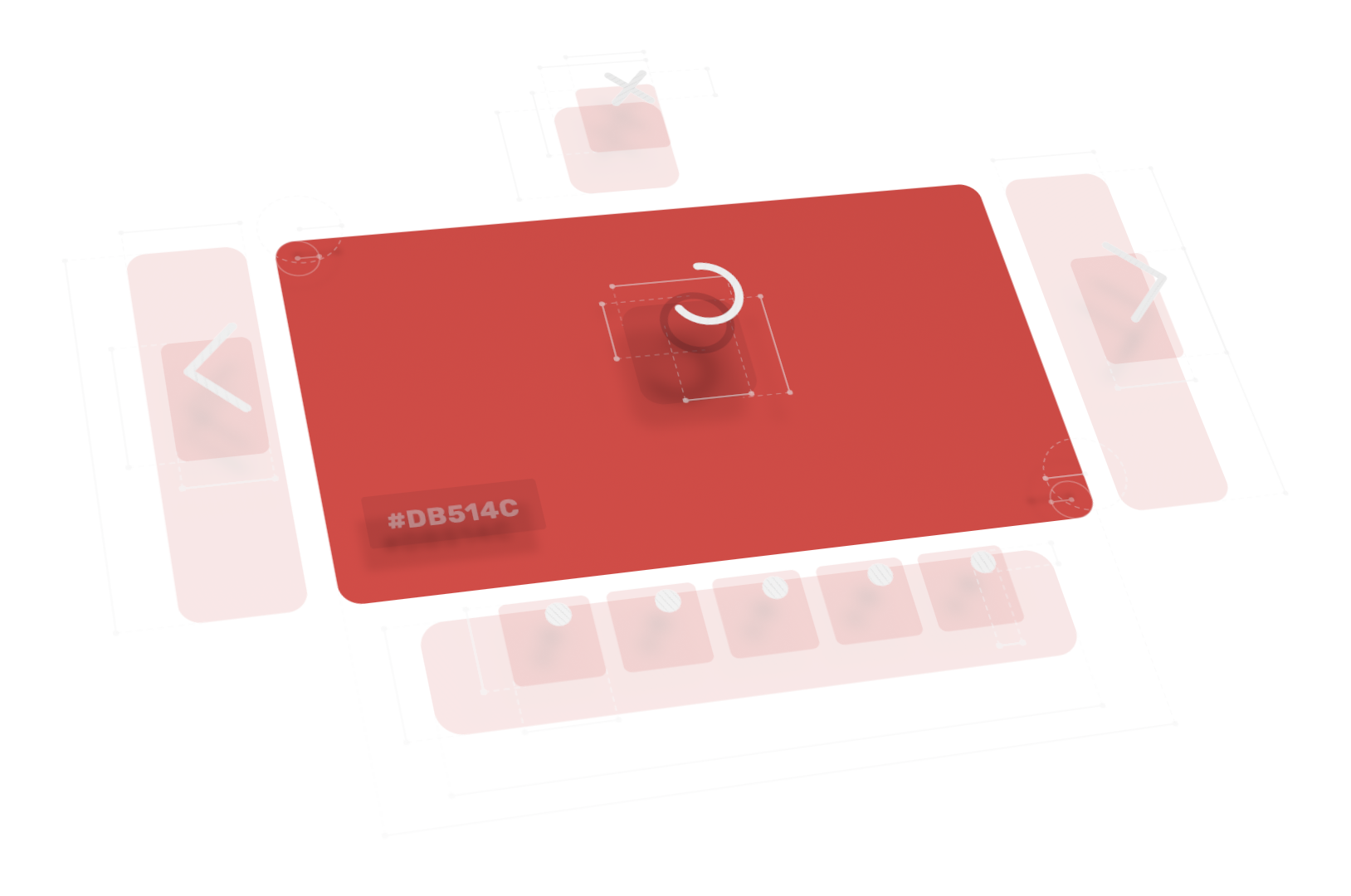 Illustration showing what elements can be adjusted via the constructor.