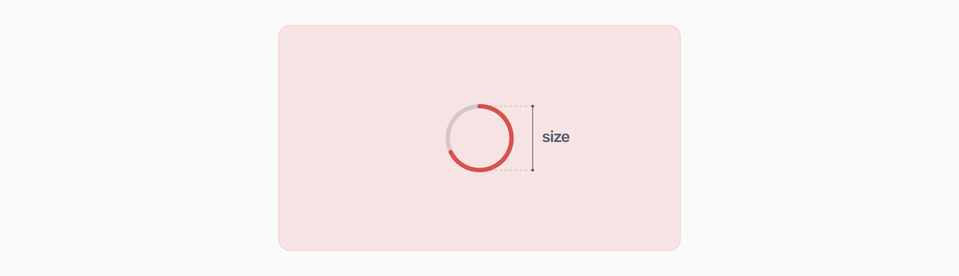 You can change the preloader's diameter.