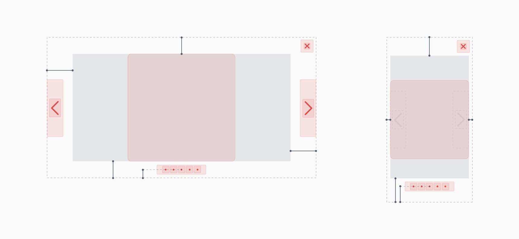 Several default properties are adjusted to fit small mobile screens better.